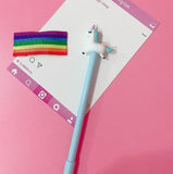 0.5 mm Jumping Unicorn Gel Pen Signature Pen Escolar Papelaria School Office Supply Promotional Gift