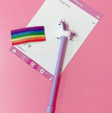 0.5 mm Jumping Unicorn Gel Pen Signature Pen Escolar Papelaria School Office Supply Promotional Gift