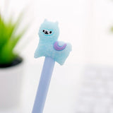 Creative Colorful Alpaca Gel Pen Signature Pen Escolar Papelaria School Office Supply Promotional Gift